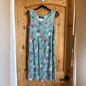 Vintage Molly Moy sleeveless summer dress size small